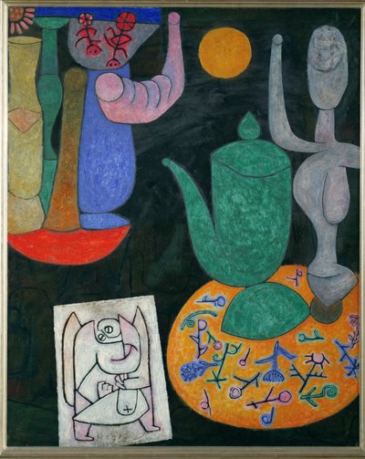 Ett stilleben (gouache) av Paul Klee