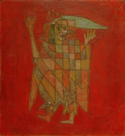 Allegorisk statyett (bleknar) av Paul Klee