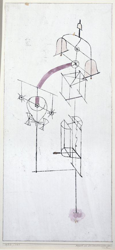 Apparat från konsultrummet hos Dr. Ph. av Paul Klee