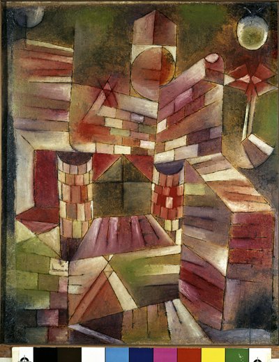 Arkitektur från fönstret av Paul Klee