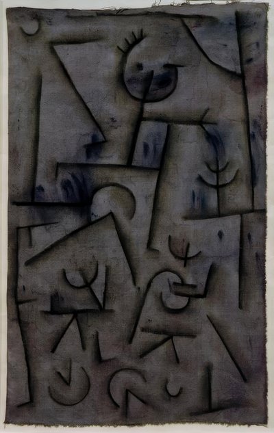 Bacchanal i rött vin av Paul Klee
