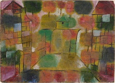 Träd och arkitektur - Rytmer av Paul Klee
