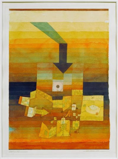 Berörd plats av Paul Klee