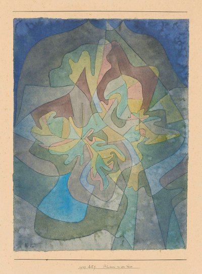 Blumen in der Vase Flowers in the Vase, 1929. av Paul Klee