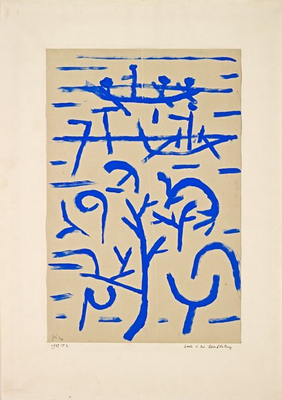 Boats in the flood Boats in the flood, 1937. av Paul Klee