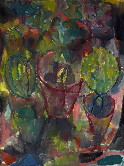 Kaktusar, 1912. av Paul Klee
