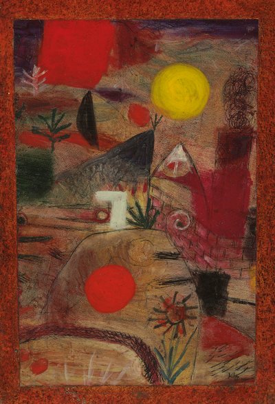 Firande och undergång; högtid och höst av Paul Klee