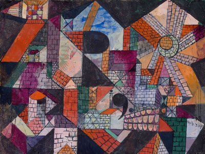 Stad R, 1919. av Paul Klee