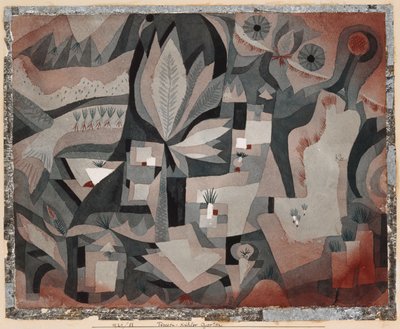 Dry-Cool Garden, 1921. av Paul Klee