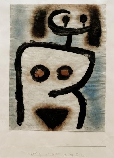 Ett ansikte också av kroppen av Paul Klee