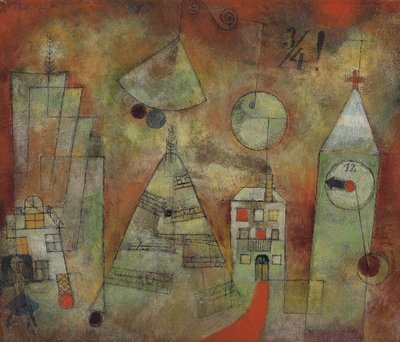 Fateful Hour vid kvart i tolv Fateful Hour vid kvart i tolv, 1922. av Paul Klee
