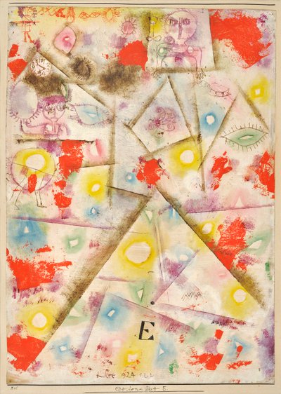 Jubileumsblad E av Klee, Paul (1879-1940) av Paul Klee