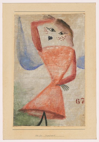 Fragment nr 67 (Engel) av Paul Klee