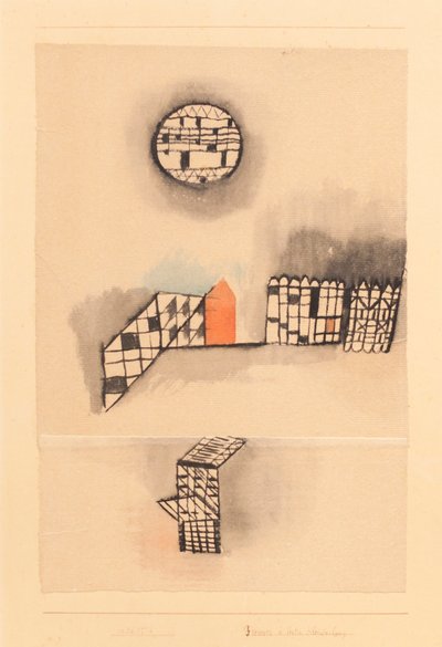 Friare i fasta småavdelningar av Paul Klee