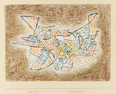 Friendly Meandering, 1933. av Paul Klee