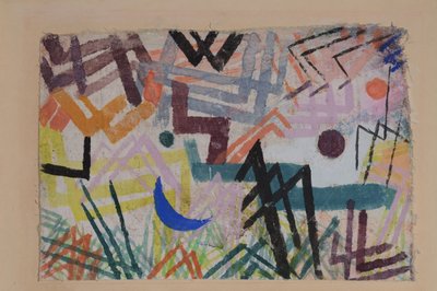 Game of the forces of Lech Landscape, 1917. av Paul Klee