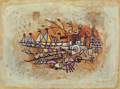 Hamnscenen av Paul Klee