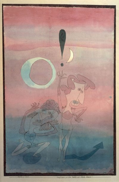 Huvudscen från baletten The False Oath, 1922. av Paul Klee