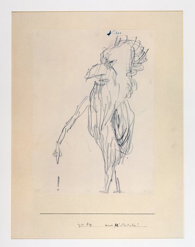 「彼も独裁者だ！」スウェーデン語 av Paul Klee