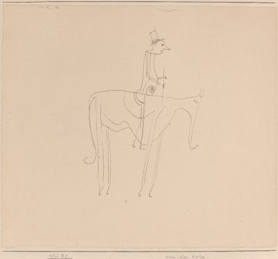 Comic Rider av Paul Klee