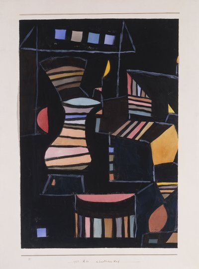 Konstgjord innergård av Paul Klee