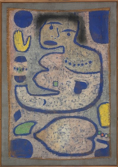 Kärlekslåt på nymånen. 1939 av Paul Klee