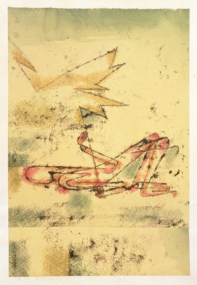 Blixtnedslag av Paul Klee