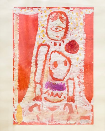 Flicka med brosch av Paul Klee