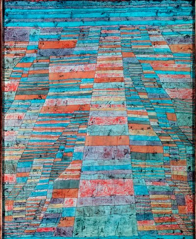 Huvudväg och sidovägar Målning av Paul Klee (1879-1940) 1929 Sön. 83x67 cm Köln, Museum Ludwig av Paul Klee