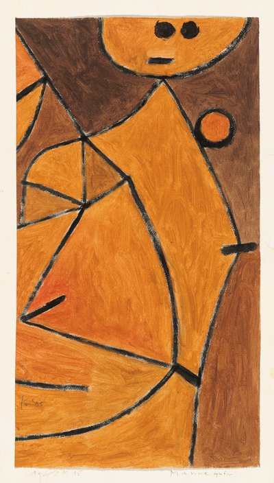 Skyltdocka, 1940. av Paul Klee