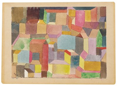 Medeltida stad av Paul Klee