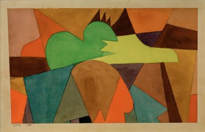 Med d. bruna spetsar av Paul Klee