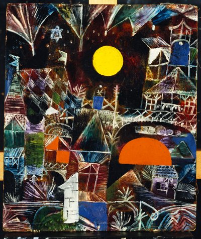 Månuppgång - Solnedgång av Paul Klee