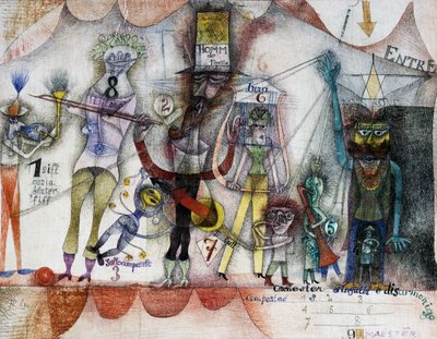 Musik på mässan av Paul Klee