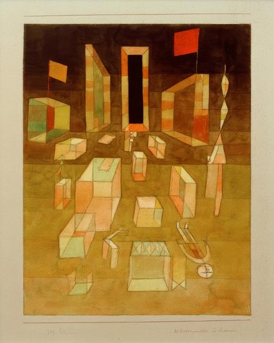 Okomponerad i rymden av Paul Klee