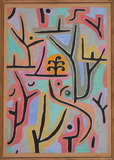 parken blockerades av L U. 1938, 129 (J 9) av Paul Klee