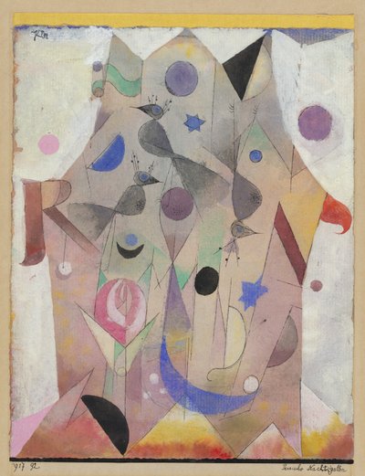 Persiska näktergalar (persiska näktergalar) av Paul Klee