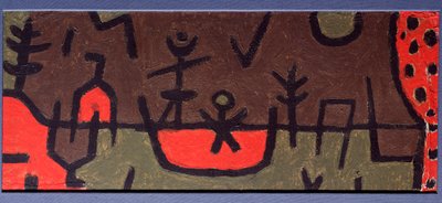 Damm i en park - Målning av Paul Klee