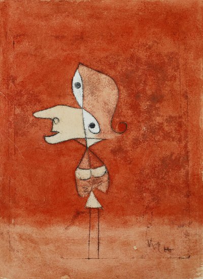 Porträtt av Brigitte (hel figur); Porträtt av Brigitte (hel figur) av Paul Klee