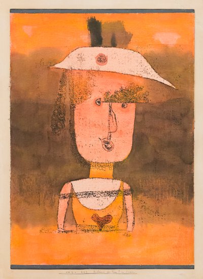 Porträtt av Frau P. i söder av Paul Klee