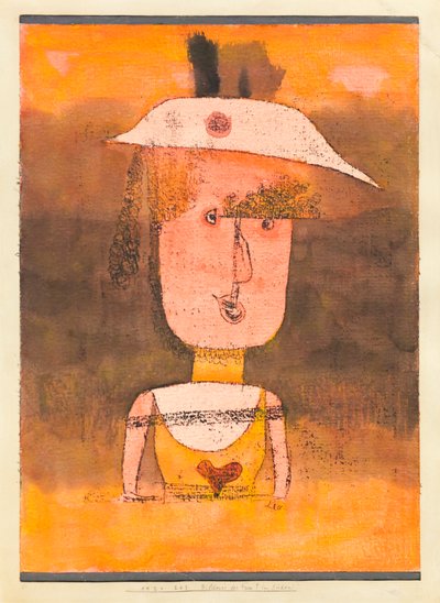 Porträtt av fru P. i söder av Paul Klee
