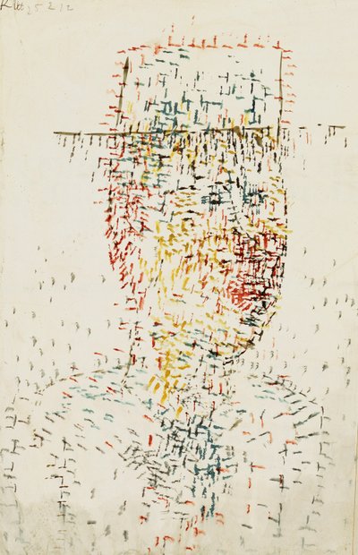 Porträtt av en ung man av Paul Klee