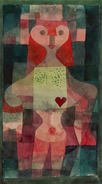 hjärter Dam av Paul Klee