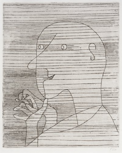 Kalkylerar gubbe av Paul Klee