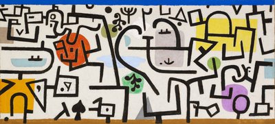 Rich Harbor (bild på en resa) av Paul Klee