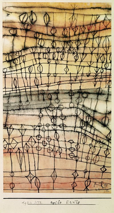 Mogen skörd av Paul Klee