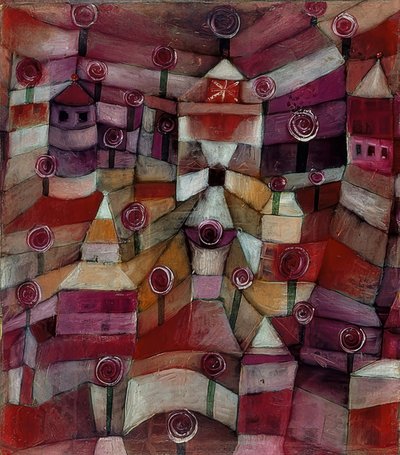 Rosengarten. 1920 av Paul Klee