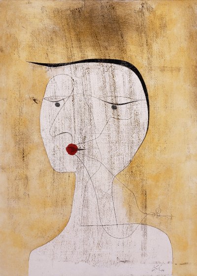 Förseglad kvinna; Förseglad dam av Paul Klee