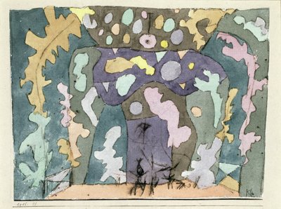 Liten scenuppsättning av Paul Klee