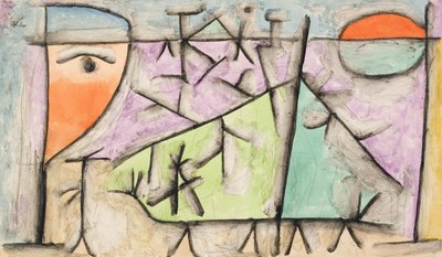 solnedgång av Paul Klee